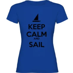 Keep Calm And Sail Short Sleeve T-Shirt