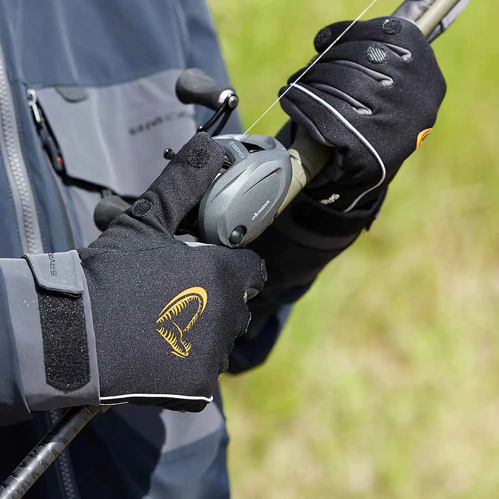 Savage Gear Softshell Winter Long Gloves - Image 6